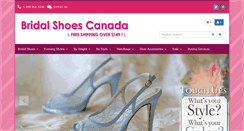 Desktop Screenshot of bridalshoesca.com